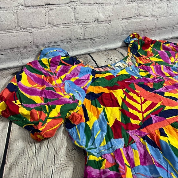 Beautiful Terra & Sky Multi-Color Tiered Bottom Blouse Size 4X (A34) - Picture 4 of 7